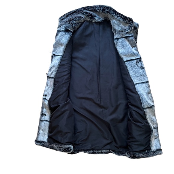 Discover Peach GALENA faux fur vest size XS - Picture 4 of 8